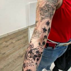 Fleurs des champs et roses