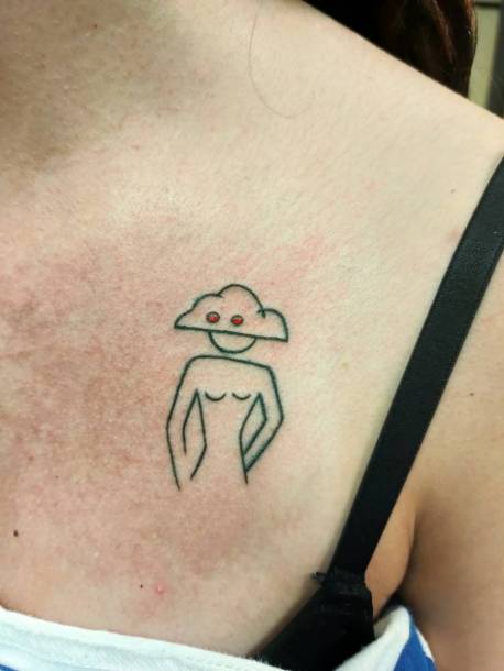 Tatouage petit cerveau